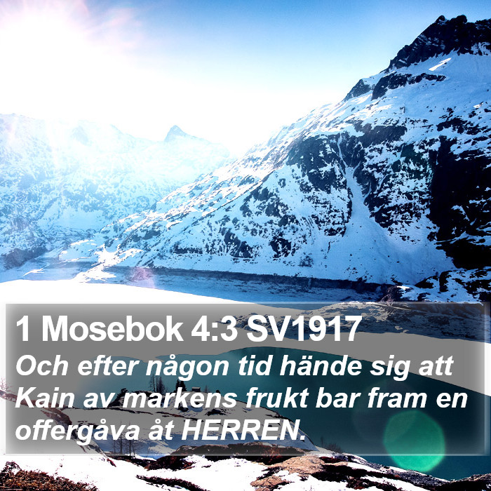 1 Mosebok 4:3 SV1917 Bible Study