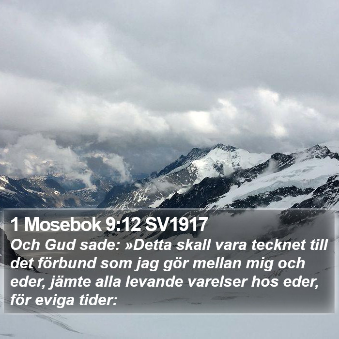 1 Mosebok 9:12 SV1917 Bible Study