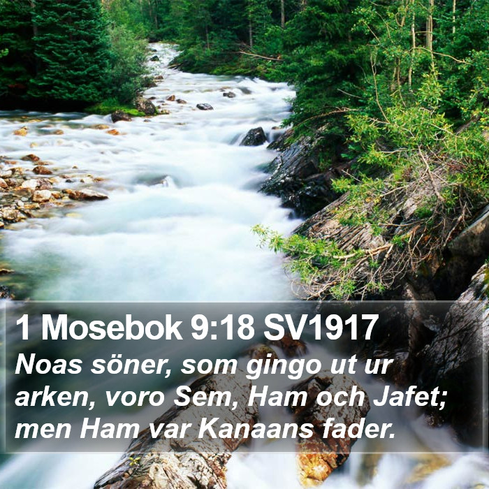 1 Mosebok 9:18 SV1917 Bible Study