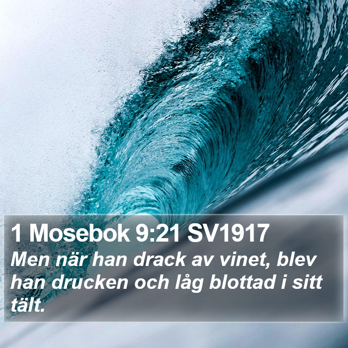 1 Mosebok 9:21 SV1917 Bible Study