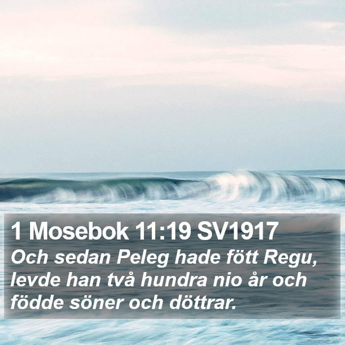 1 Mosebok 11:19 SV1917 Bible Study