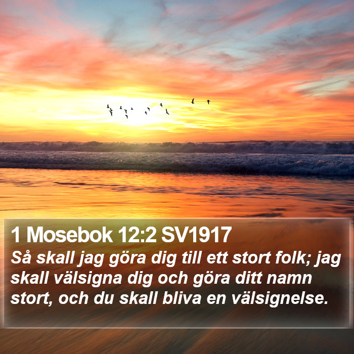 1 Mosebok 12:2 SV1917 Bible Study