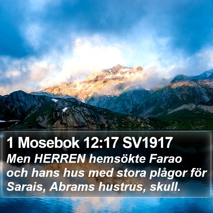 1 Mosebok 12:17 SV1917 Bible Study