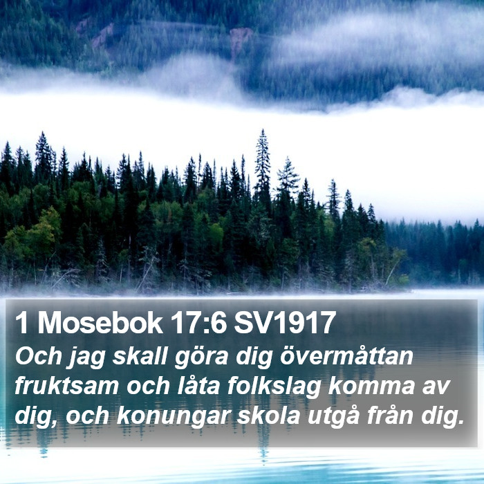 1 Mosebok 17:6 SV1917 Bible Study