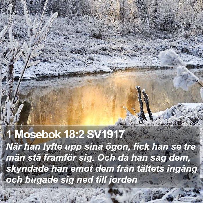 1 Mosebok 18:2 SV1917 Bible Study