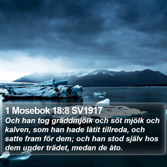 1 Mosebok 18:8 SV1917 Bible Study