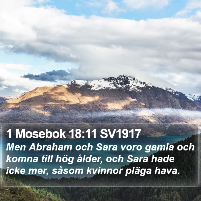 1 Mosebok 18:11 SV1917 Bible Study