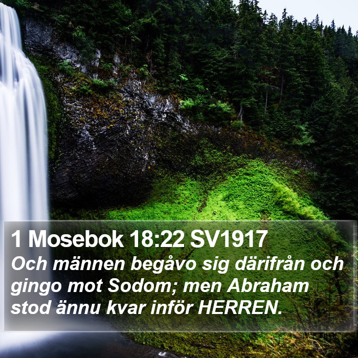 1 Mosebok 18:22 SV1917 Bible Study