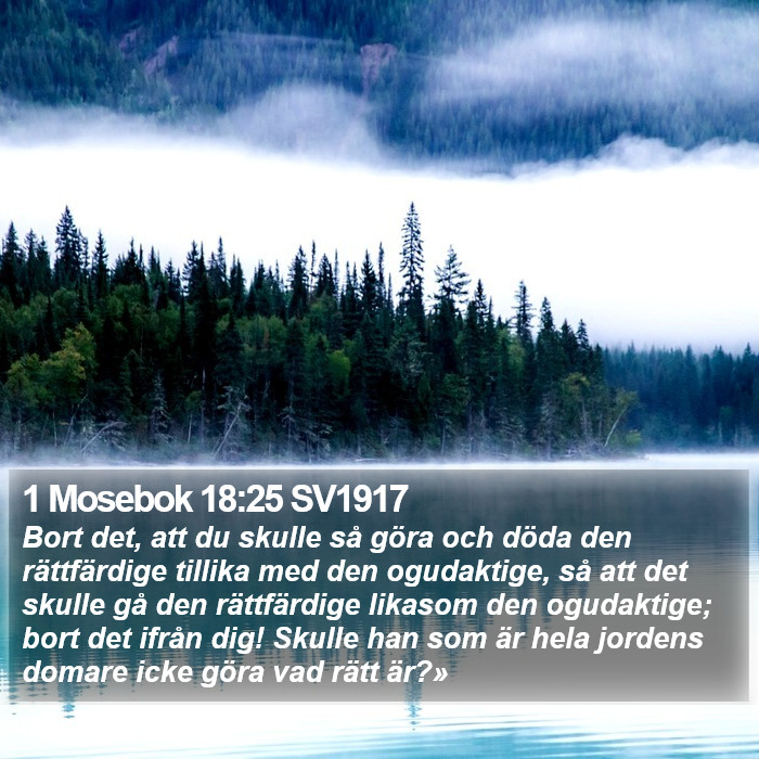 1 Mosebok 18:25 SV1917 Bible Study
