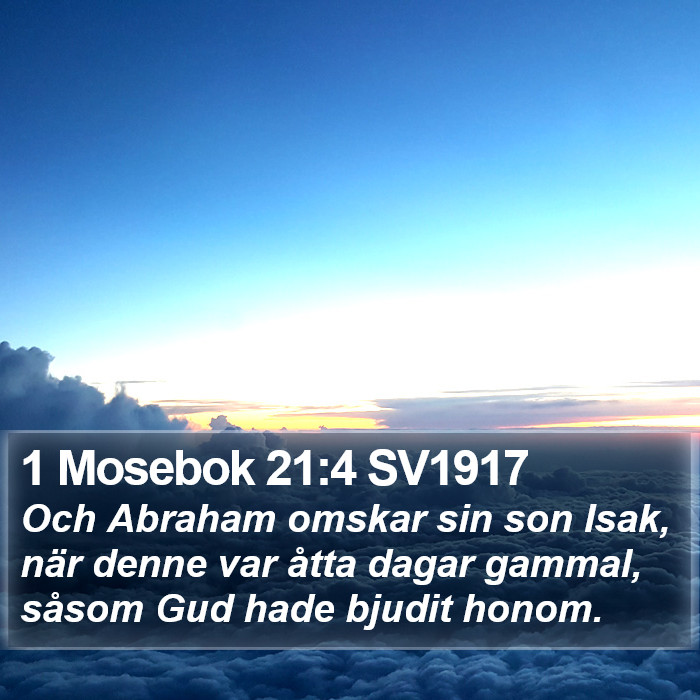 1 Mosebok 21:4 SV1917 Bible Study