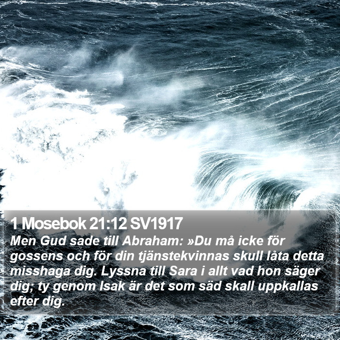 1 Mosebok 21:12 SV1917 Bible Study