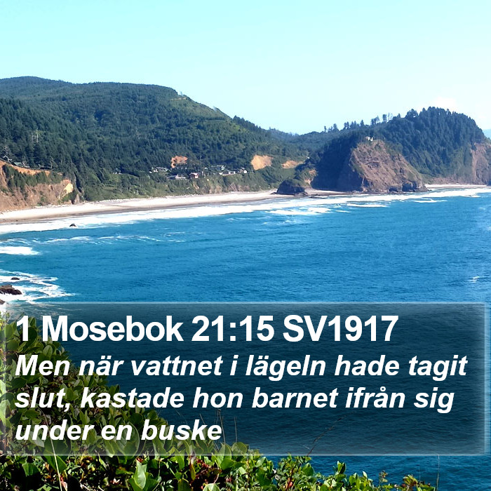 1 Mosebok 21:15 SV1917 Bible Study
