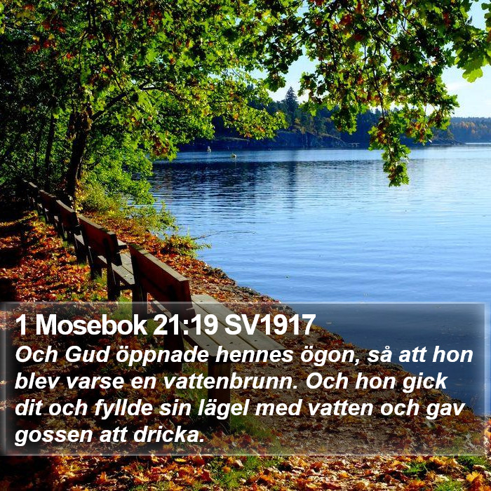 1 Mosebok 21:19 SV1917 Bible Study