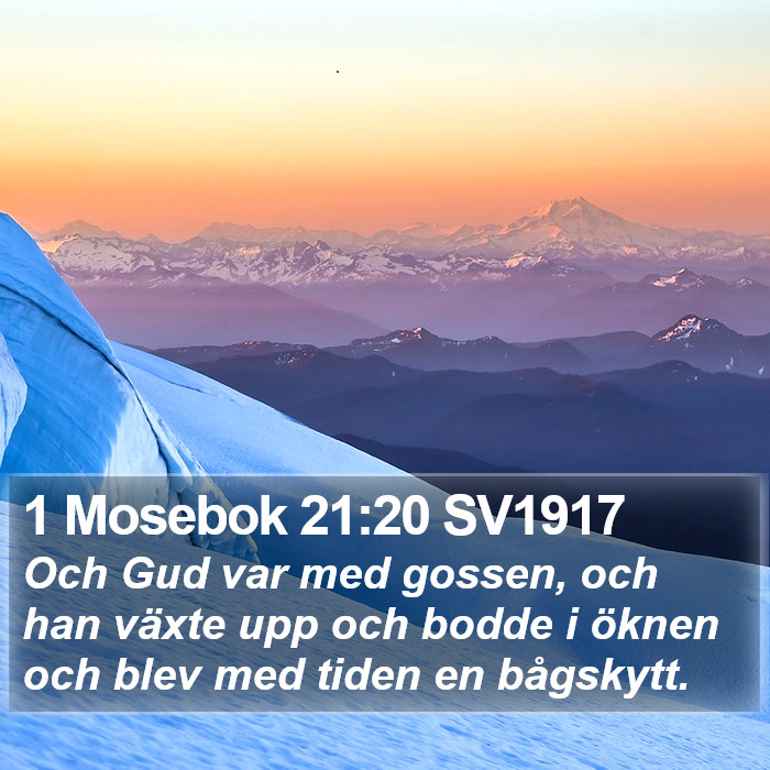 1 Mosebok 21:20 SV1917 Bible Study