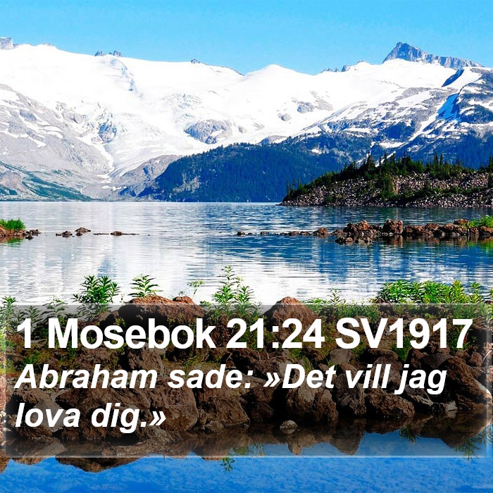1 Mosebok 21:24 SV1917 Bible Study