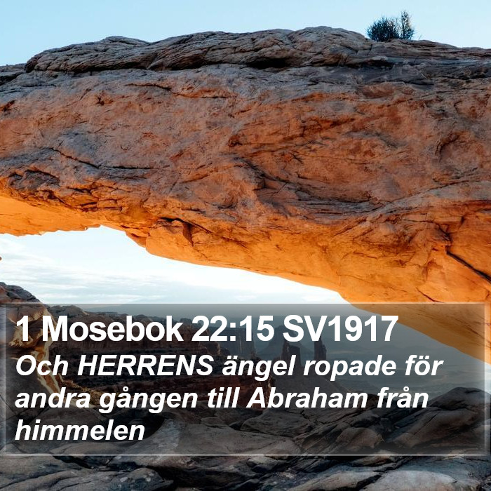 1 Mosebok 22:15 SV1917 Bible Study