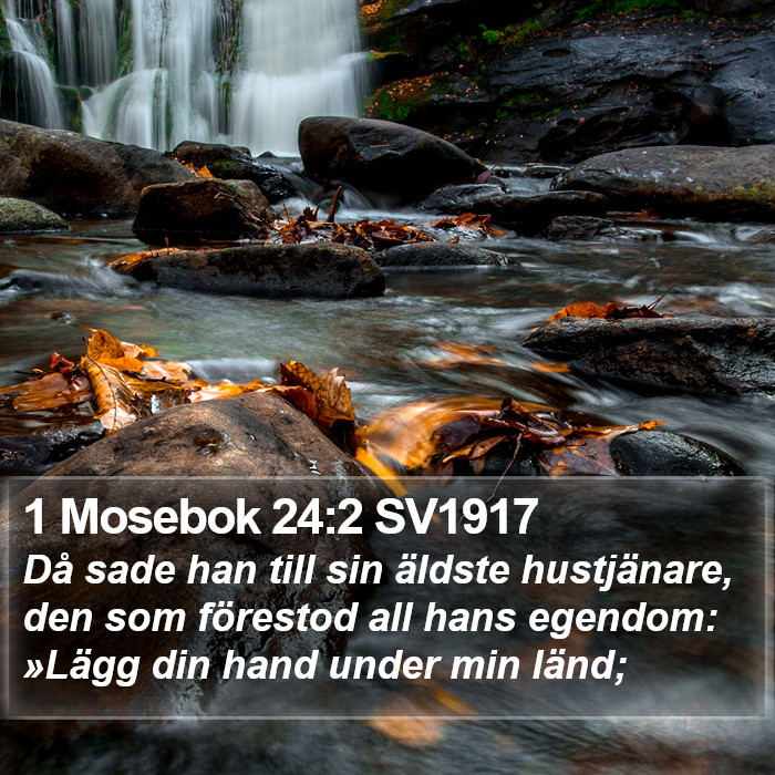 1 Mosebok 24:2 SV1917 Bible Study