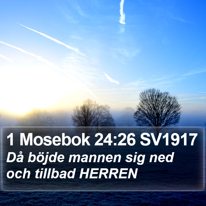 1 Mosebok 24:26 SV1917 Bible Study