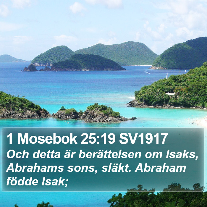 1 Mosebok 25:19 SV1917 Bible Study