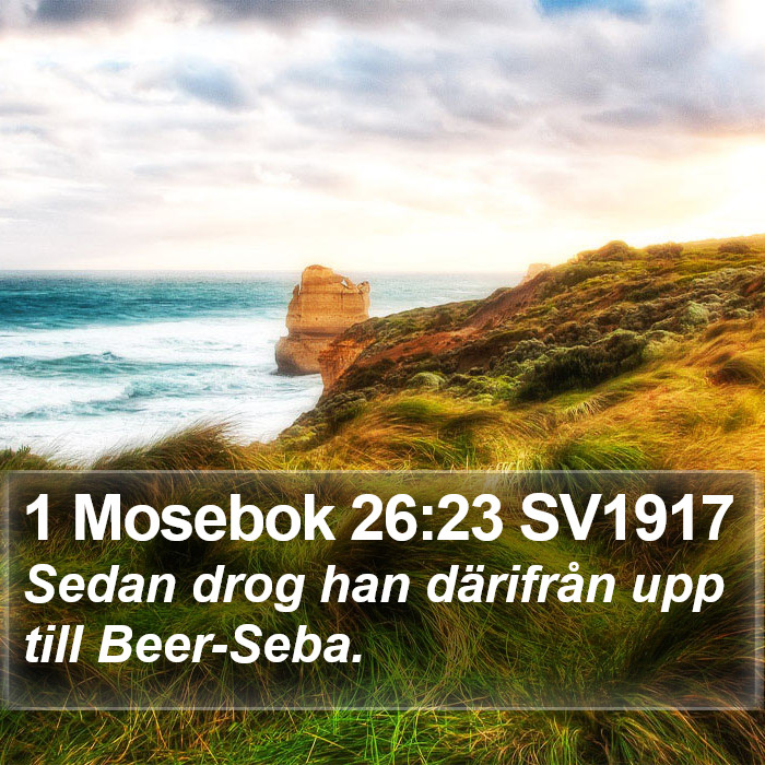 1 Mosebok 26:23 SV1917 Bible Study