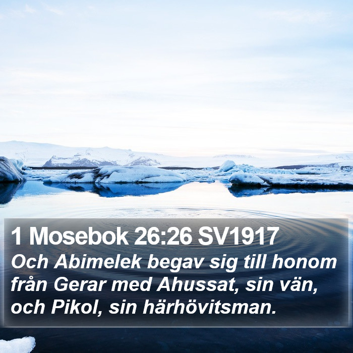 1 Mosebok 26:26 SV1917 Bible Study