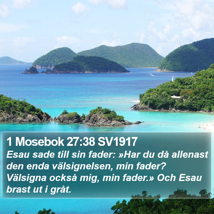 1 Mosebok 27:38 SV1917 Bible Study