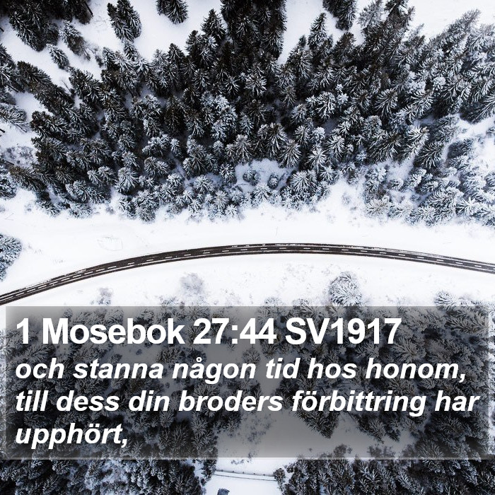 1 Mosebok 27:44 SV1917 Bible Study