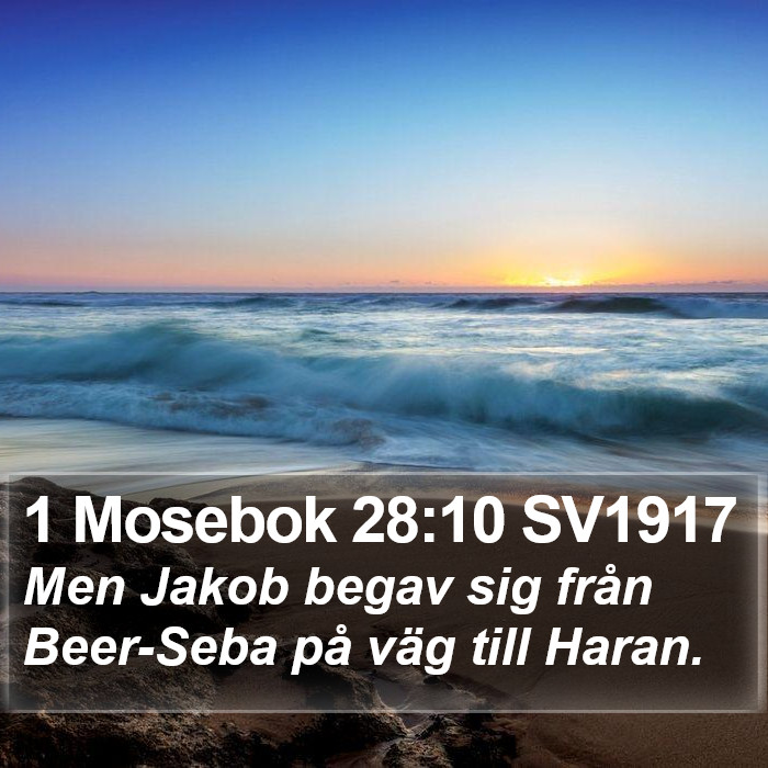 1 Mosebok 28:10 SV1917 Bible Study