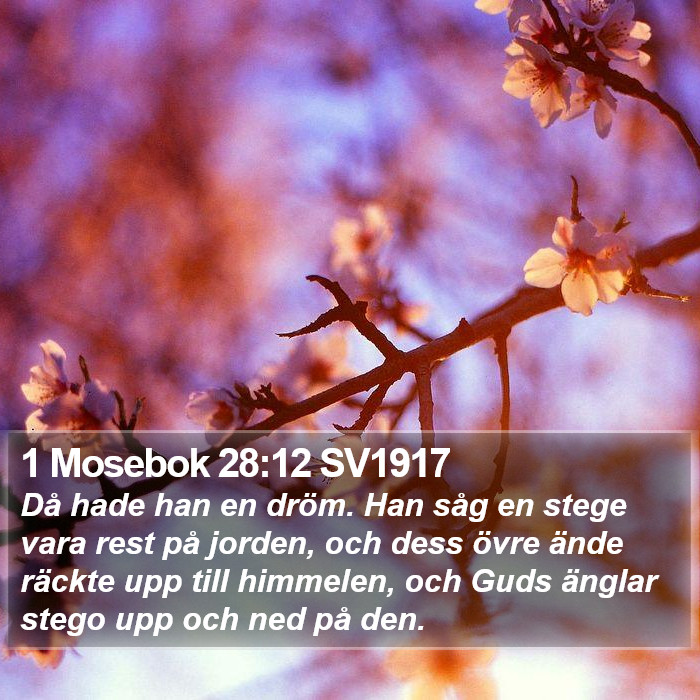 1 Mosebok 28:12 SV1917 Bible Study