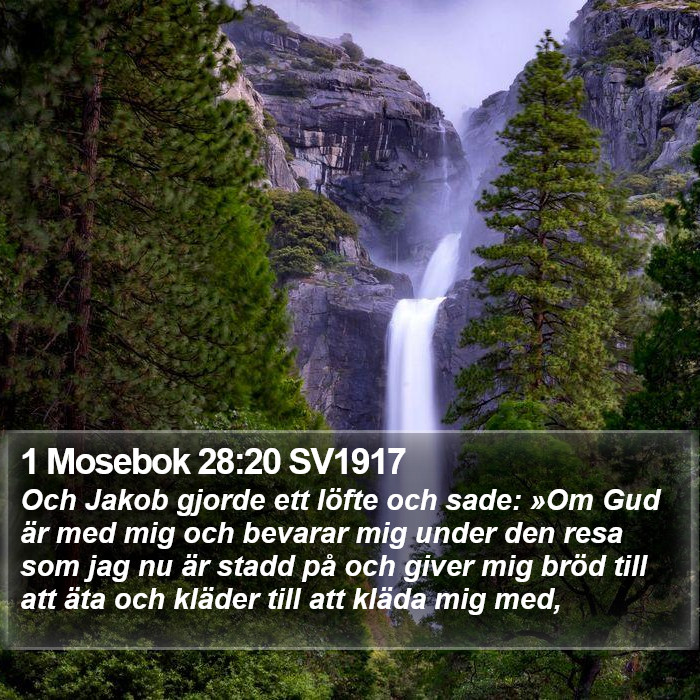 1 Mosebok 28:20 SV1917 Bible Study