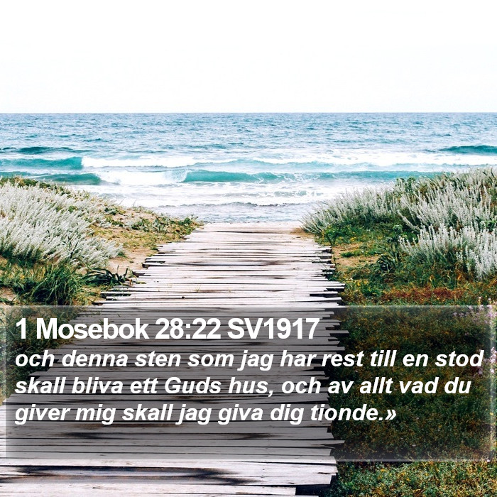 1 Mosebok 28:22 SV1917 Bible Study