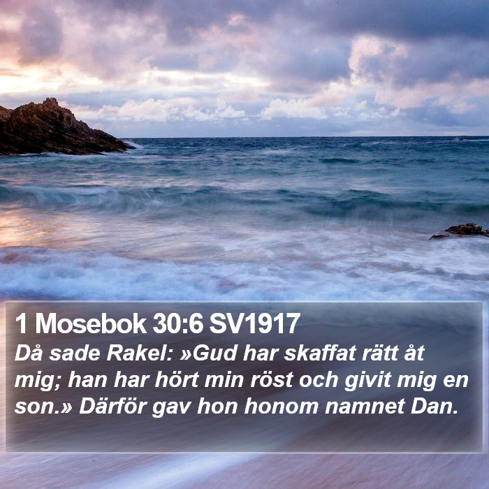 1 Mosebok 30:6 SV1917 Bible Study