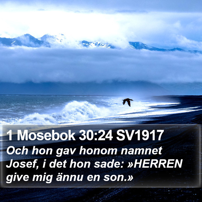 1 Mosebok 30:24 SV1917 Bible Study