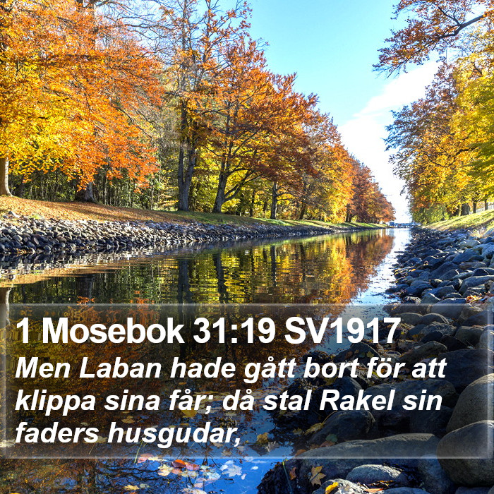 1 Mosebok 31:19 SV1917 Bible Study
