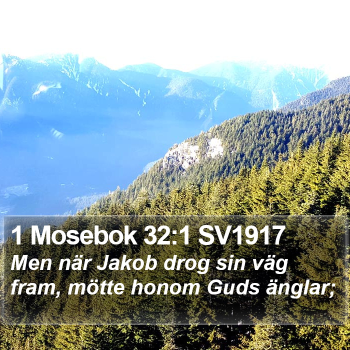 1 Mosebok 32:1 SV1917 Bible Study