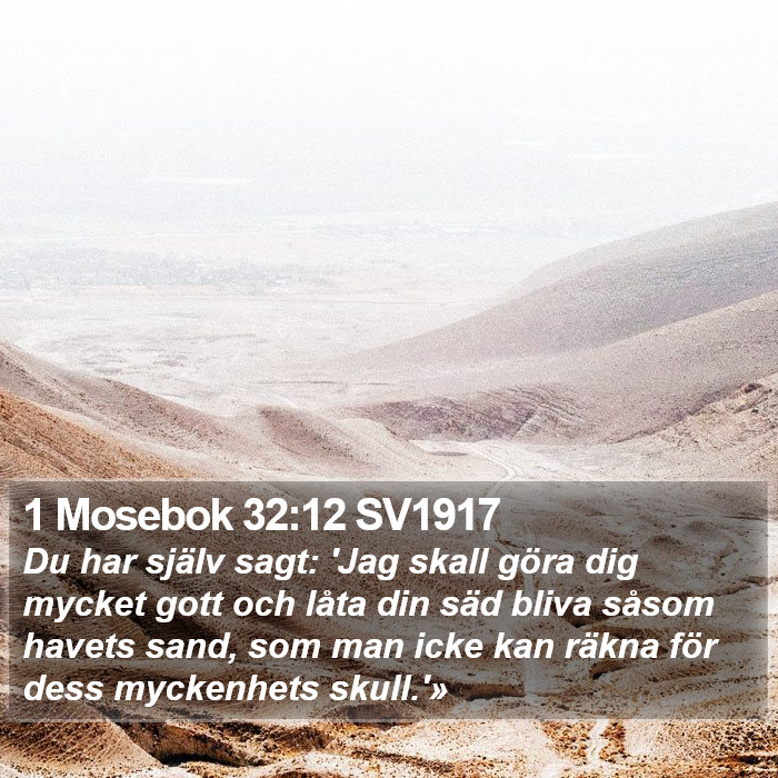 1 Mosebok 32:12 SV1917 Bible Study