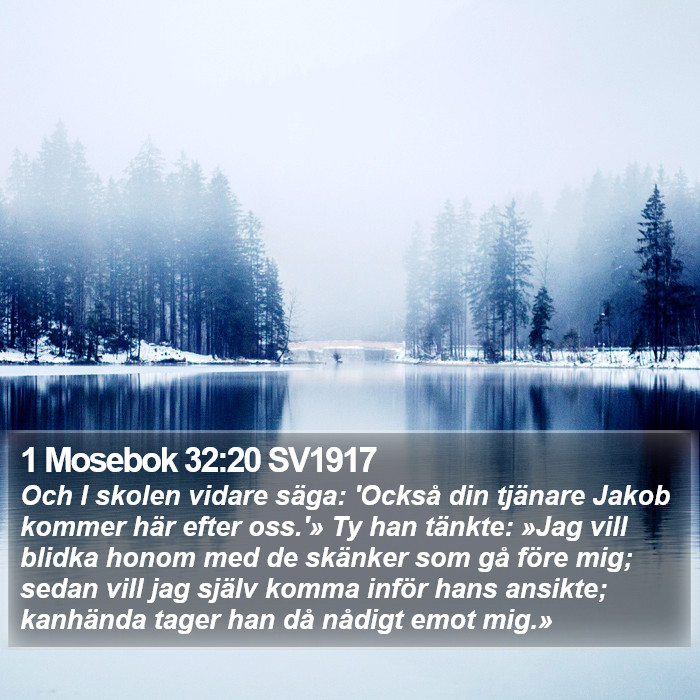 1 Mosebok 32:20 SV1917 Bible Study