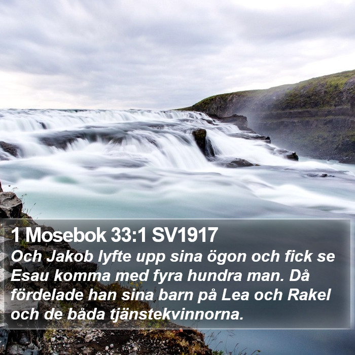 1 Mosebok 33:1 SV1917 Bible Study