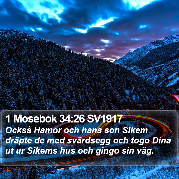 1 Mosebok 34:26 SV1917 Bible Study