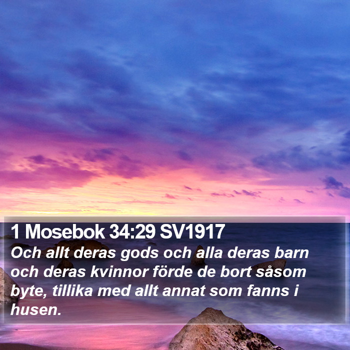 1 Mosebok 34:29 SV1917 Bible Study
