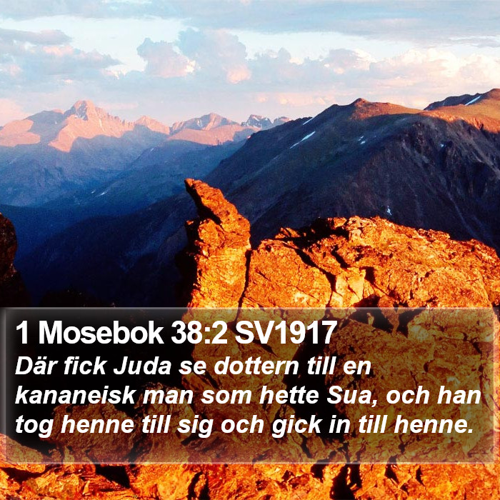 1 Mosebok 38:2 SV1917 Bible Study