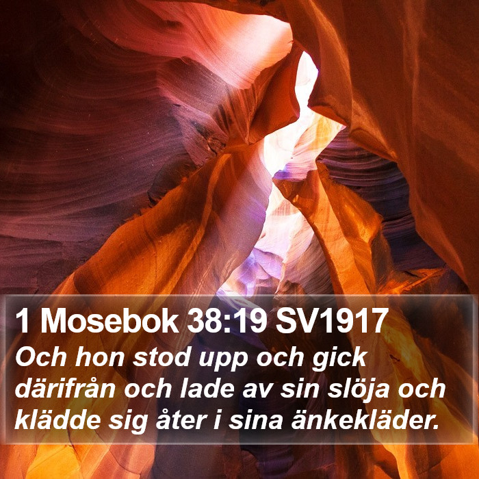 1 Mosebok 38:19 SV1917 Bible Study