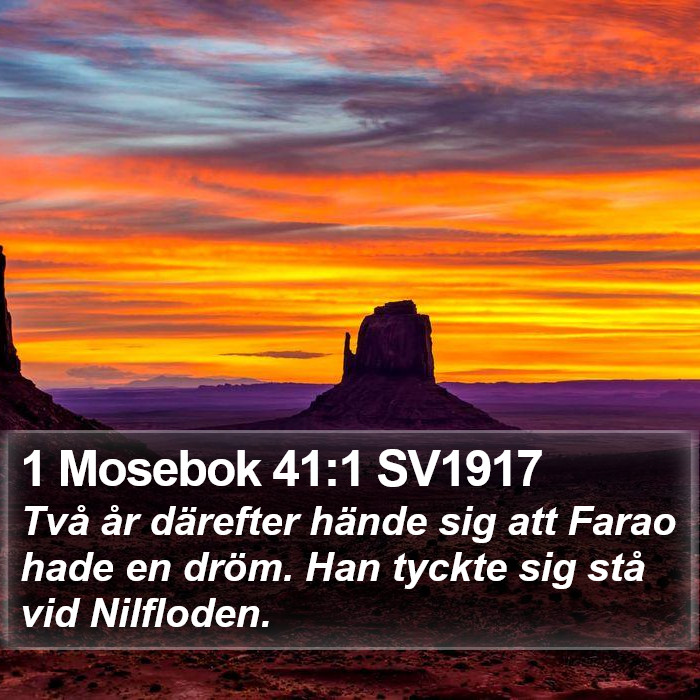 1 Mosebok 41:1 SV1917 Bible Study