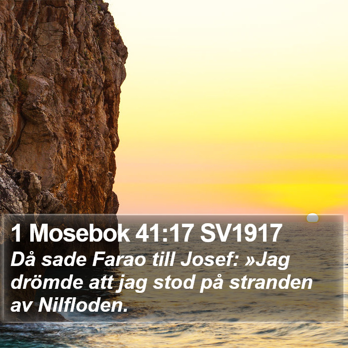 1 Mosebok 41:17 SV1917 Bible Study