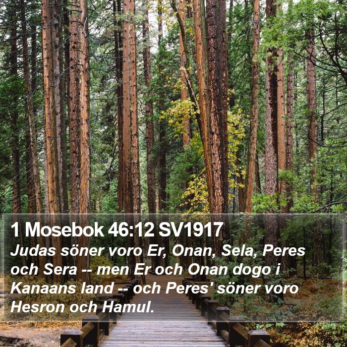 1 Mosebok 46:12 SV1917 Bible Study