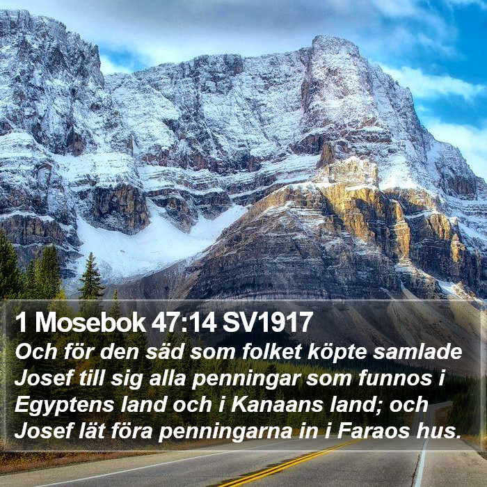 1 Mosebok 47:14 SV1917 Bible Study