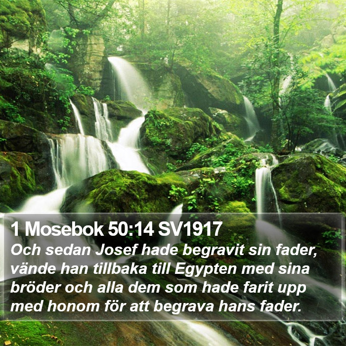 1 Mosebok 50:14 SV1917 Bible Study