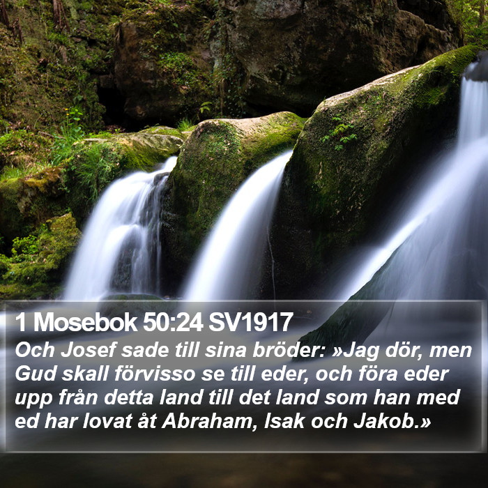 1 Mosebok 50:24 SV1917 Bible Study