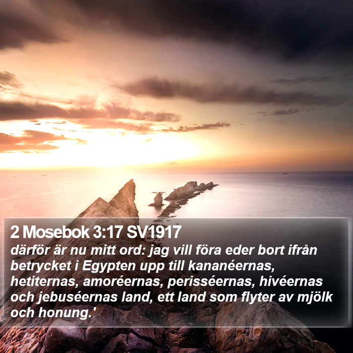 2 Mosebok 3:17 SV1917 Bible Study