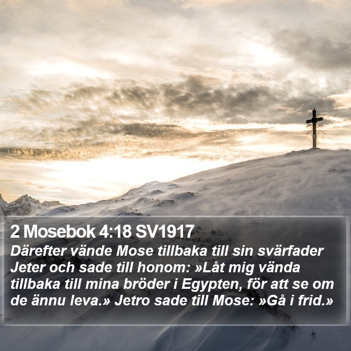 2 Mosebok 4:18 SV1917 Bible Study